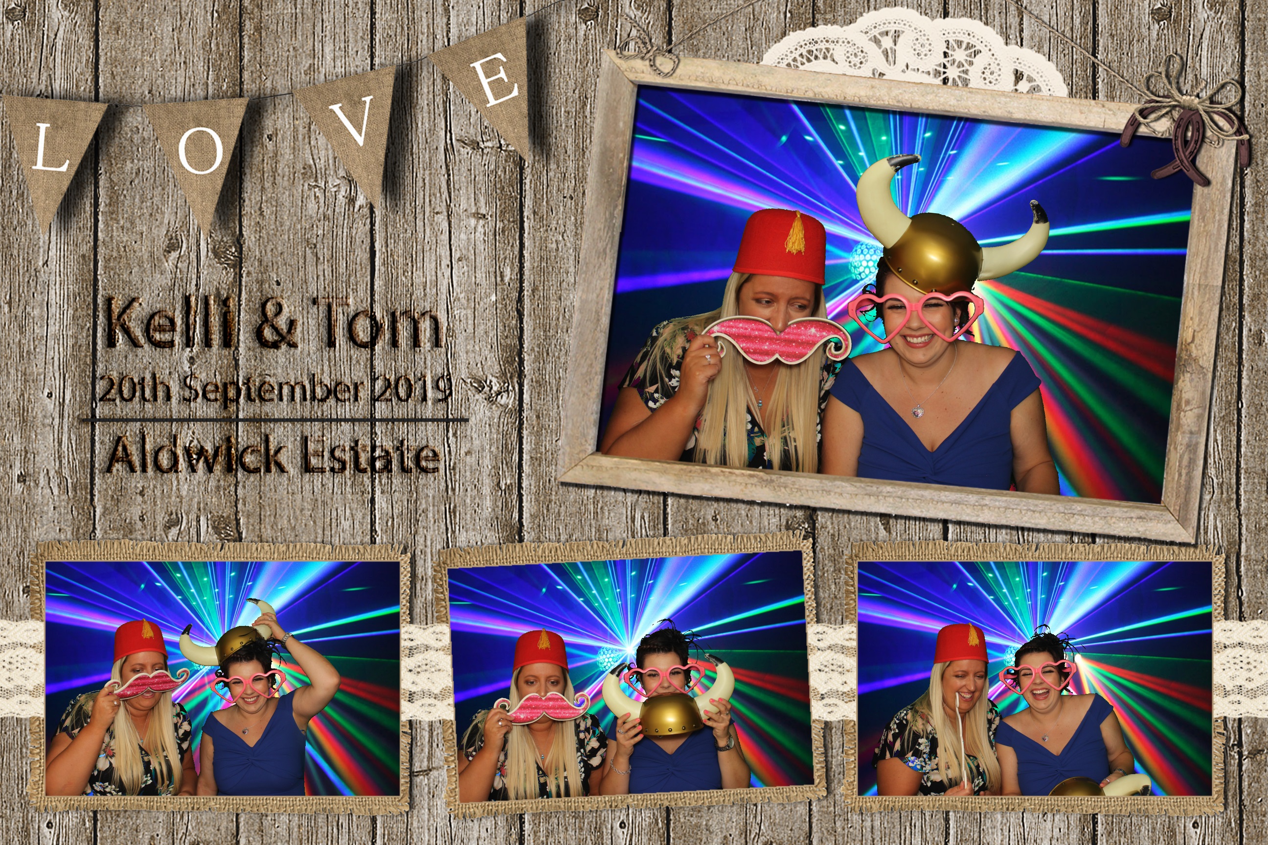 Kelli & Tom's Wedding | View more photos from the event at images.mobile-photo-booth.com/u/MobilePhotoBoothUK/Kelli-Toms-Wedding